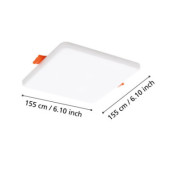 rapita oprawa wpuszczana led 15%2C5 cm 3000k kwadratowa do zabudowy lazienkowa 900968_3