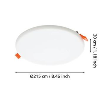 rapita oprawa wpuszczana led 21%2C5 cm 3000k okragla do zabudowy lazienkowa 900965_4