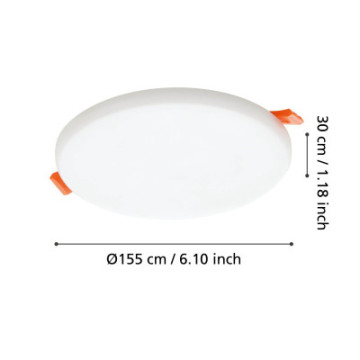 rapita oprawa wpuszczana led 15%2C5 cm 3000k okragla do zabudowy lazienkowa 900964_3