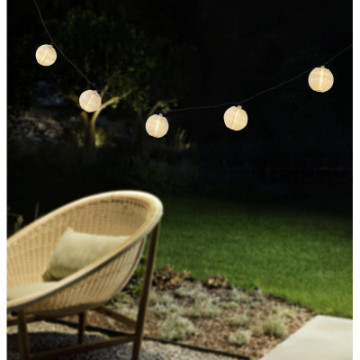 girlanda ogrodowa zewnetrzna 4%2C3m 10 led lampki solarne biale kulki 48497