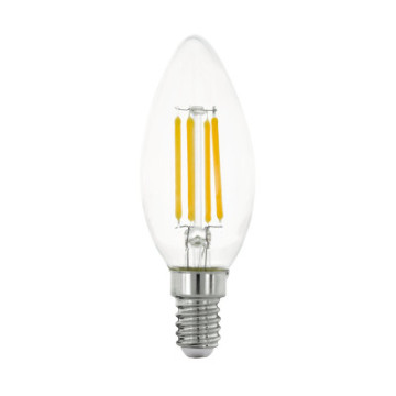 Zarowka led e14 2%2C2w 3000k 470lm przezroczysta c35 swiecowa 110283