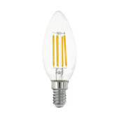 Zarowka led e14 2%2C2w 3000k 470lm przezroczysta c35 swiecowa 110283