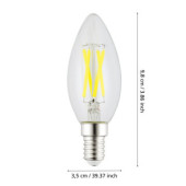 Zarowka led e14 2%2C2w 3000k 470lm przezroczysta c35 swiecowa 110283_5