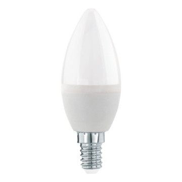 Zarowka led e14 5%2C5w 3000k 470lm mleczna c37 swiecowa Sciemnialna 110126