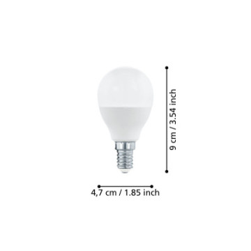 Zarowka led e14 3%2C4w 4000k 470lm mleczna p45 kulka 12262_6