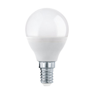 Zarowka led e14 7%2C5w 3000k 806lm mleczna p45 kulka Sciemnialna 110125