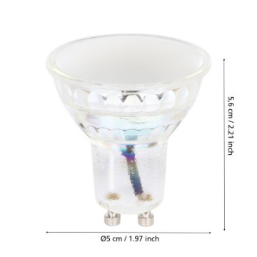 Zarowka led gu10 5%2C8w 3000k 500lm sciemnialna smd led 110295_6