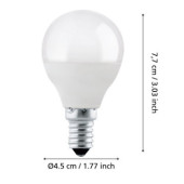 Zarowka led e14 4%2C9w 4000k 470lm mleczna p45 kulka 110174_4