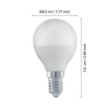 Zarowka led e14 4%2C5w 2700k 470lm przezroczysta p45 kulka 3xdimm 110183_7