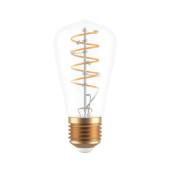 Zarowka led e27 4%2C5w 2700k 400lm przezroczysta spiral st64 110074_2