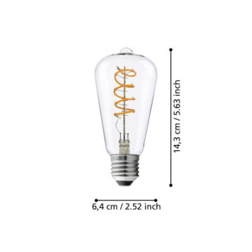 Zarowka led e27 4%2C5w 2700k 400lm przezroczysta spiral st64 110074_6