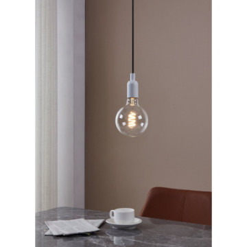 Zarowka led e27 4%2C5w 2700k 400lm przezroczysta spiral g125 glob 110073