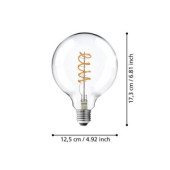 Zarowka led e27 4%2C5w 2700k 400lm przezroczysta spiral g125 glob 110073_6