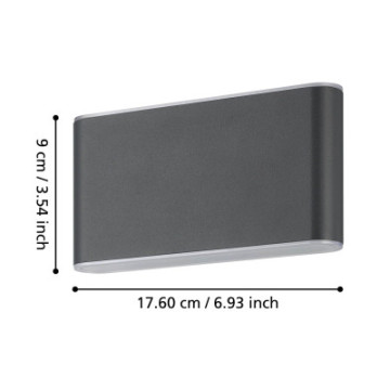 grutti lampa scienna kinkiet zewnetrzny led antracyt ip65 17%2C5x9 cm 901026_5