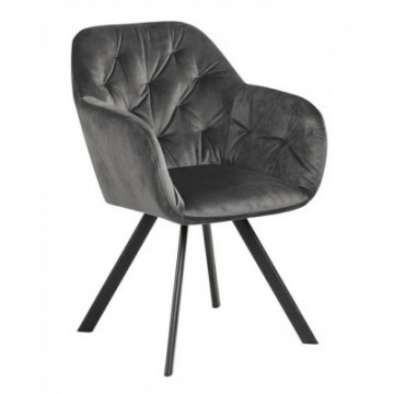 Krzesło Lola VIC Dark grey...