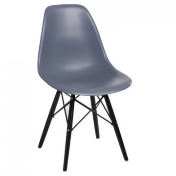 Krzesło P016W PP dark grey...