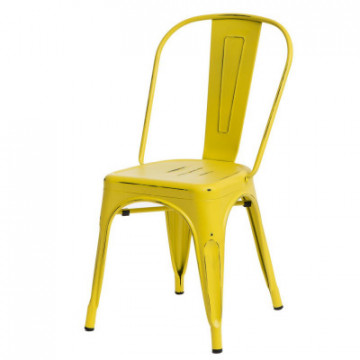 Krzesło Paris Antique żółte...