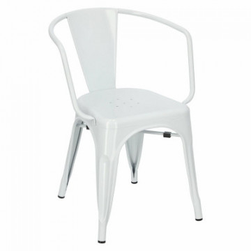 Krzesło Paris Arms białe...