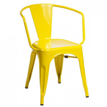 Krzesło Paris Arms żółte...