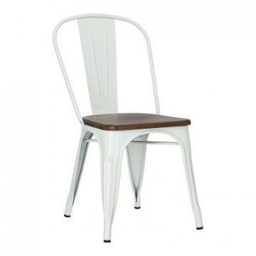 Krzesło Paris Wood białe...