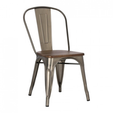 Krzesło Paris Wood metali....