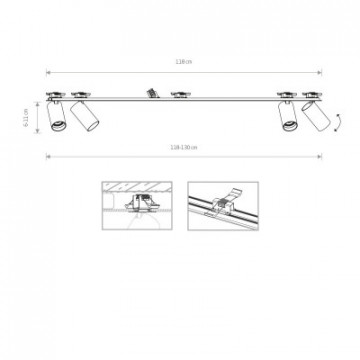 MONO SURFACE 7692 Lampa sufitowa Nowodvorski Lighting