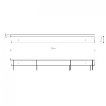 CAMELEON CANOPY C 1200 8555 System CAMELEON Nowodvorski Lighting