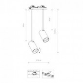 MONO SURFACE LONG 7682 Lampa sufitowa Nowodvorski Lighting