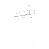 STRAIGHT WALL LED S 7562 Kinkiet Nowodvorski Lighting