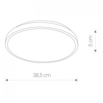 AGNES ROUND LED 22W 8186 Plafon Nowodvorski Lighting