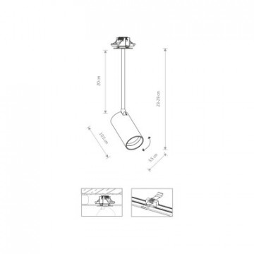 MONO SURFACE LONG S 7680 Lampa sufitowa Nowodvorski Lighting