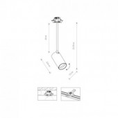 MONO SURFACE LONG S 7680 Lampa sufitowa Nowodvorski Lighting