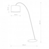 ALICE L 6818 Lampa podłogowa Nowodvorski Lighting