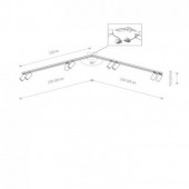 MONO CORNER 2x150 7755 Lampa sufitowa Nowodvorski Lighting