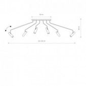 EYE SUPER 6505 Lampa sufitowa Nowodvorski Lighting
