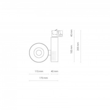 CTLS NEA LED 40W 4000K 8745 Lampa LED Nowodvorski Lighting