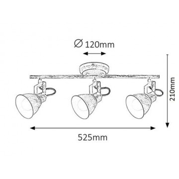 Lampa wewnętrzna 4338 Henry Rabalux