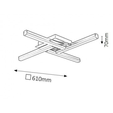 Lampa wewnętrzna 7245 Rafaella Rabalux