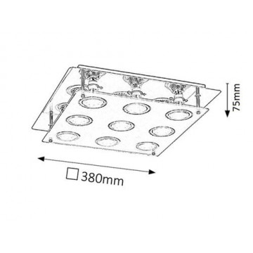 Lampa wewnętrzna 6593 Soma Rabalux