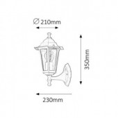 Lampa ogrodowa 5729 Silas Rabalux