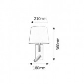Lampa wewnętrzna 4309 Agnes Rabalux