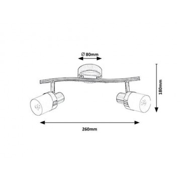 Lampa wewnętrzna 6529 Larkin Rabalux