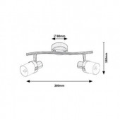 Lampa wewnętrzna 6529 Larkin Rabalux