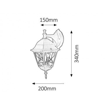 Lampa ogrodowa 3358 Lambert Rabalux